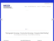 Tablet Screenshot of mccoi-marine.com